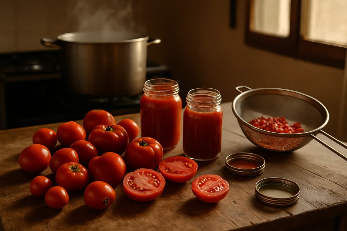 Perché la salsa si fa a fine agosto e non a settembre