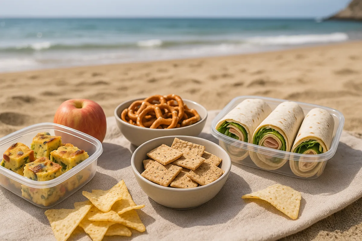 Spuntini senza glutine da portare in spiaggia: proposte gustose per non rinunciare al relax