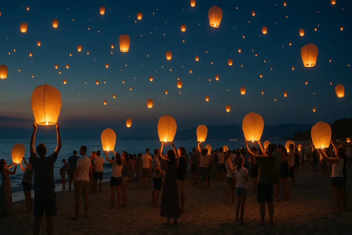 Festival delle lanterne sulle spiagge italiane: come partecipare e vivere momenti magici in sicurezza