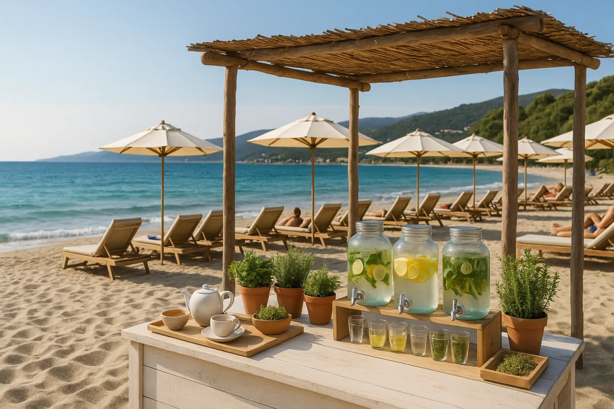 Esistono spiagge italiane con tisaneria e corner detox? Dov’è il relax naturale tra sole e mare
