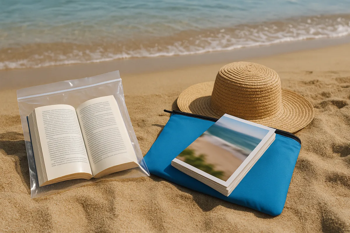 Come proteggere libri e riviste dalla sabbia e dall’acqua: custodie e trucchi da provare subito