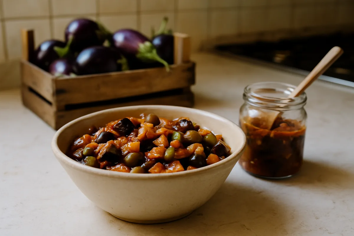 Cosa cambia nella caponata quando finiscono le melanzane d'estate