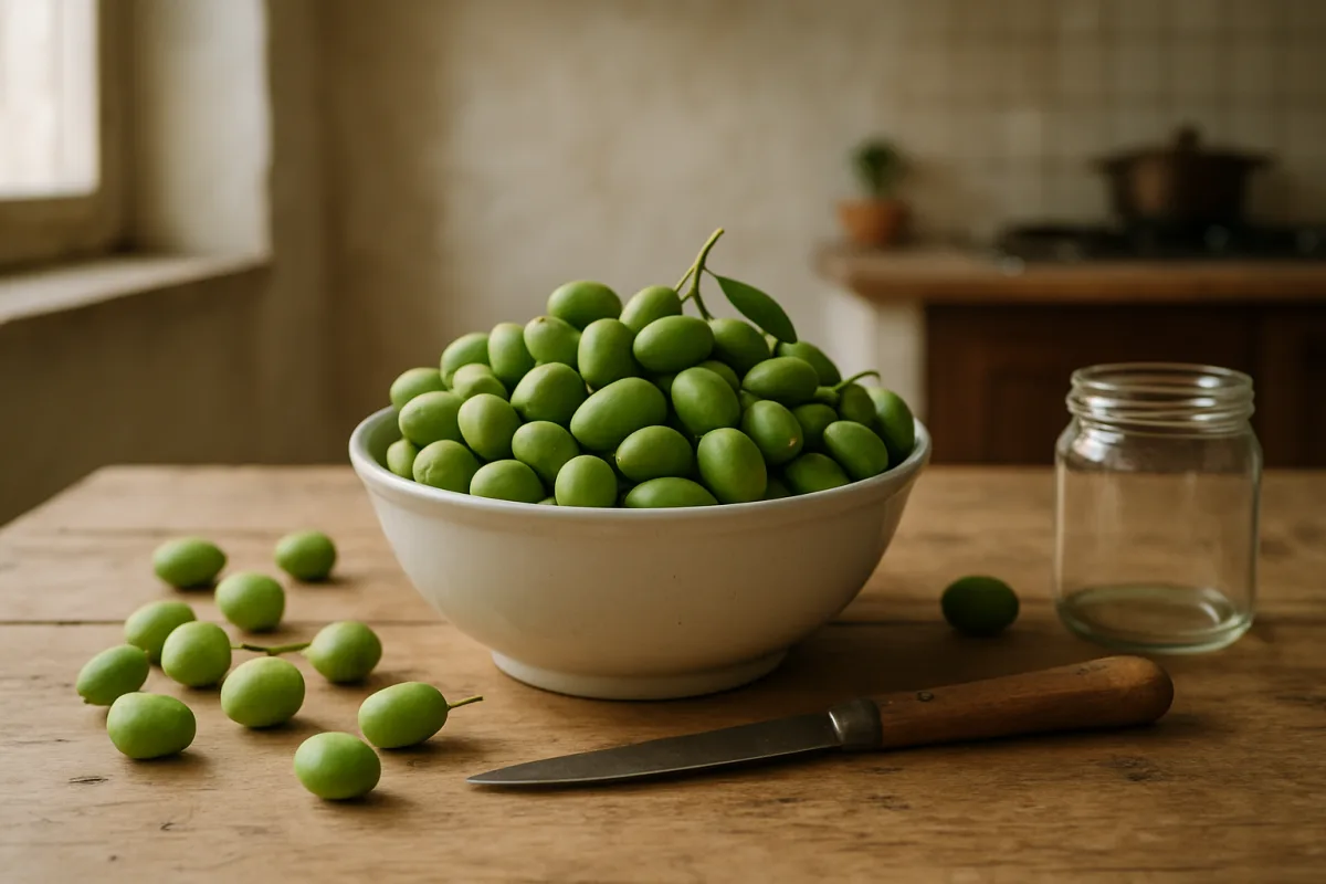 Perché le olive da tavola si raccolgono a metà settembre